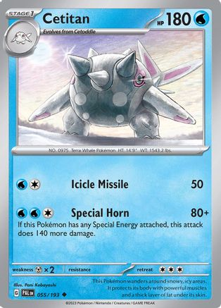 Cetitan (055/193) [Écarlate et Violet : Paldea Evolved] 