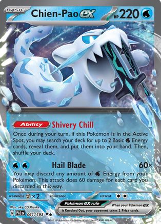 Chien-Pao ex (061/193) [Écarlate et Violet : Paldea Evolved] 