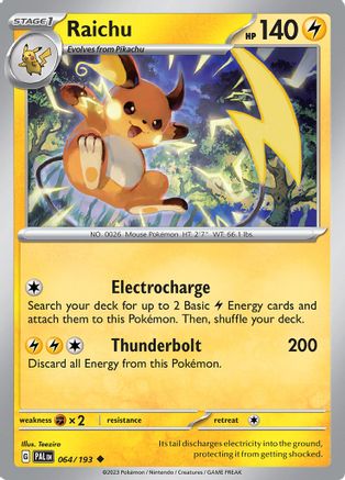 Raichu (064/193) [Écarlate et Violet : Paldea Evolved] 