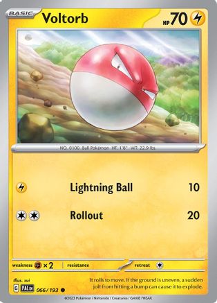 Voltorb (066/193) [Écarlate et Violet : Paldea Evolved] 