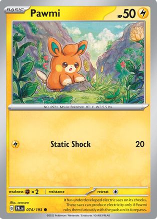 Pawmi (074/193) [Écarlate et Violet : Paldea Evolved] 
