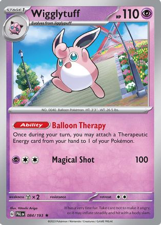 Wigglytuff 84 - [SV02 Paldea Evolved] Holofoil