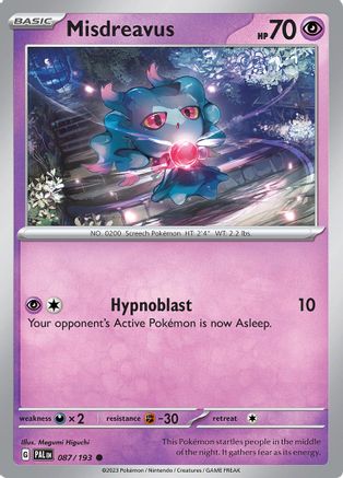 Misdreavus (087/193) [Écarlate et Violet : Paldea Evolved] 
