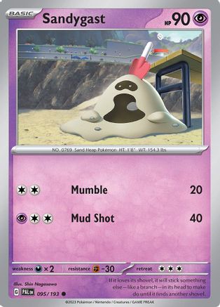 Sandygast (095/193) [Écarlate et Violet : Paldea Evolved] 