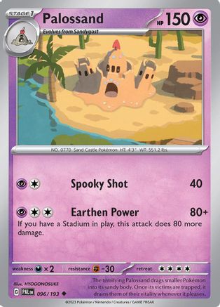 Palossand (096/193) [Écarlate et Violet : Paldea Evolved] 
