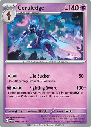 Ceruledge (098/193) [Écarlate et Violet : Paldea Evolved] 