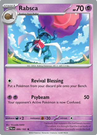 Rabsca (099/193) [Écarlate et Violet : Paldea Evolved] 