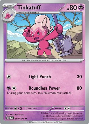 Tinkatuff (103/193) [Écarlate et Violet : Paldea Evolved] 