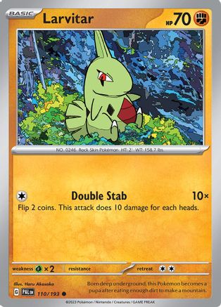 Larvitar (110/193) [Écarlate et Violet : Paldea Evolved] 