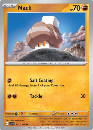 Nacli (121/193) [Écarlate et Violet : Paldea Evolved] 