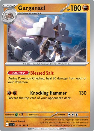 Garganacl (123/193) [Écarlate et Violet : Paldea Evolved] 
