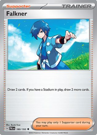 Falkner (180/193) [Écarlate et Violet : Paldea Evolved] 