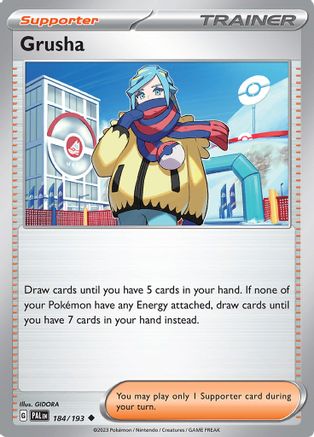 Grusha (184/193) [Écarlate et Violet : Paldea Evolved] 
