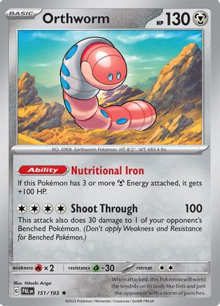 Orthworm (151/193) [Écarlate et Violet : Paldea Evolved] 
