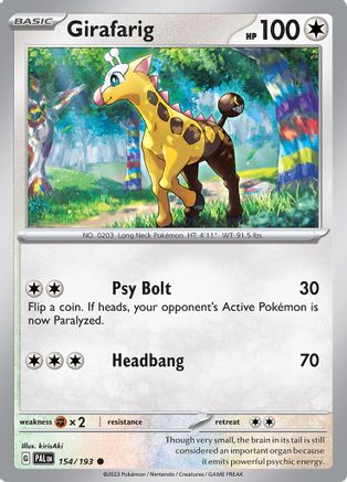 Girafarig (154/193) [Écarlate et Violet : Paldea Evolved] 