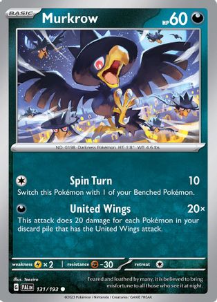 Murkrow 131 - [SV02 Paldea Evolved]