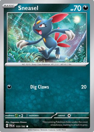 Sneasel 133 - [SV02 Paldea Evolved]