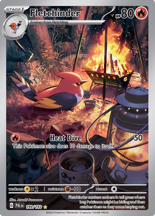 Fletchinder (199/193) [Écarlate et Violet : Paldea Evolved] 