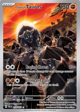 Paldean Tauros (218/193) [Écarlate et Violet : Paldea Evolved] 