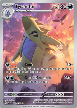 Tyranitar (222/193) [Écarlate et Violet : Paldea Evolved] 