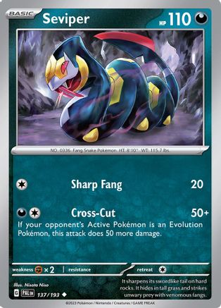Seviper 137 - [SV02 Paldea Evolved]