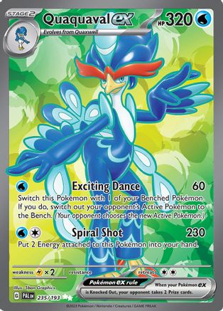 Quaquaval ex (235/193) [Écarlate et Violet : Paldea Evolved] 