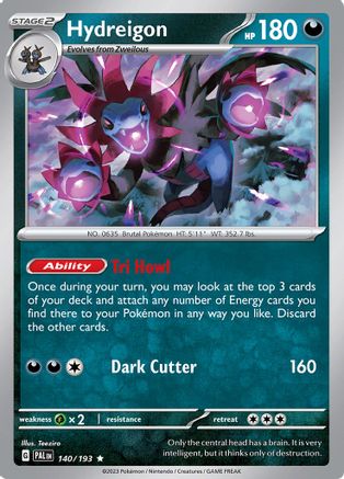Hydreigon (140/193) [Écarlate et Violet : Paldea Evolved] 