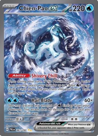 Chien-Pao ex (261/193) [Écarlate et Violet : Paldea Evolved] 