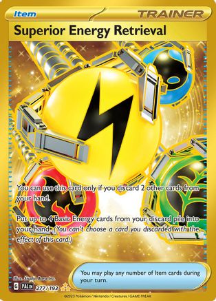 Superior Energy Retrieval - 277/193 277 - [SV02 Paldea Evolved] Holofoil