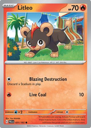 Litleo 31 - [SV02 Paldea Evolved]