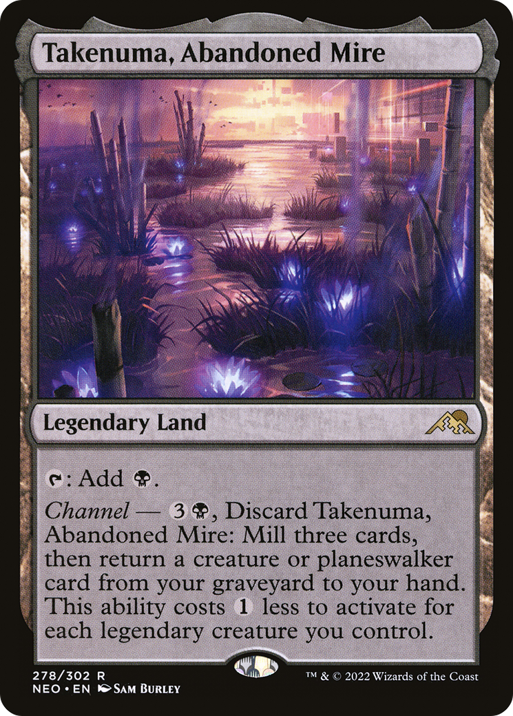Takenuma, Abandoned Mire (NEO-278) - [Kamigawa: Neon Dynasty]