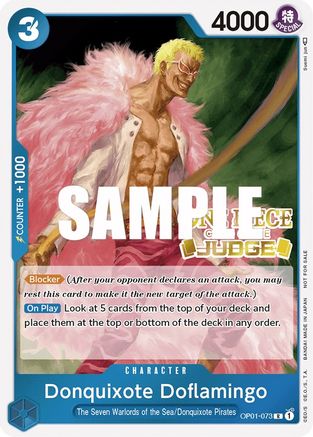 Donquixote Doflamingo (Judge) [One Piece Promotion Cards]