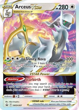 Arceus VSTAR (SWSH307) [Épée et Bouclier : Promos Black Star] 