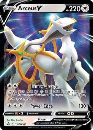 Arceus V (SWSH306) [Épée et Bouclier : Promos Black Star] 