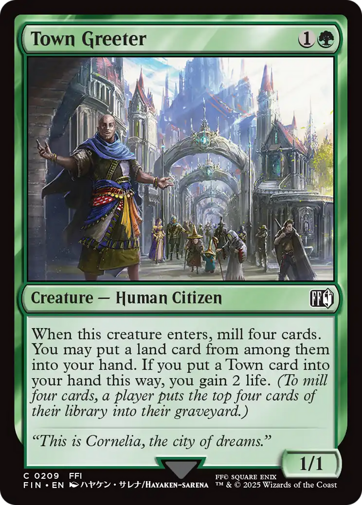 Town Greeter (FIN-209) - [FINAL FANTASY] Foil