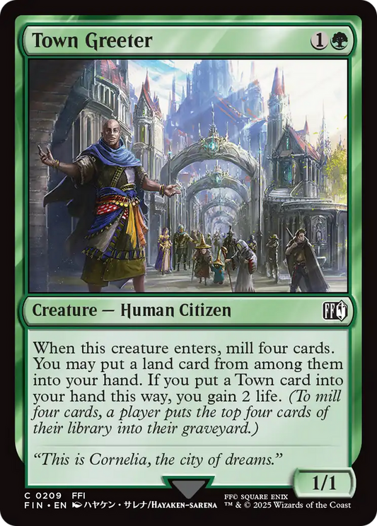 Town Greeter (FIN-209) - [FINAL FANTASY] Foil