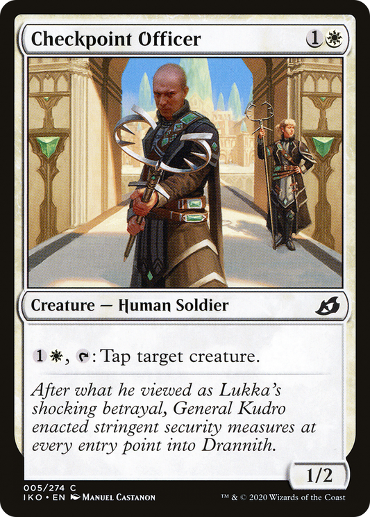 Checkpoint Officer (IKO-005) - [Ikoria: Lair of Behemoths] Foil