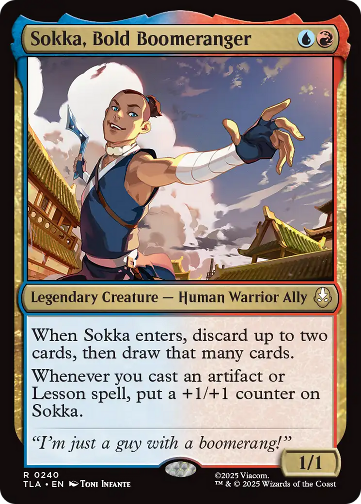 Sokka, Bold Boomeranger (TLA-240) - [Avatar: The Last Airbender]