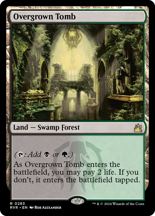 Overgrown Tomb (RVR-283) - [Ravnica Remastered]