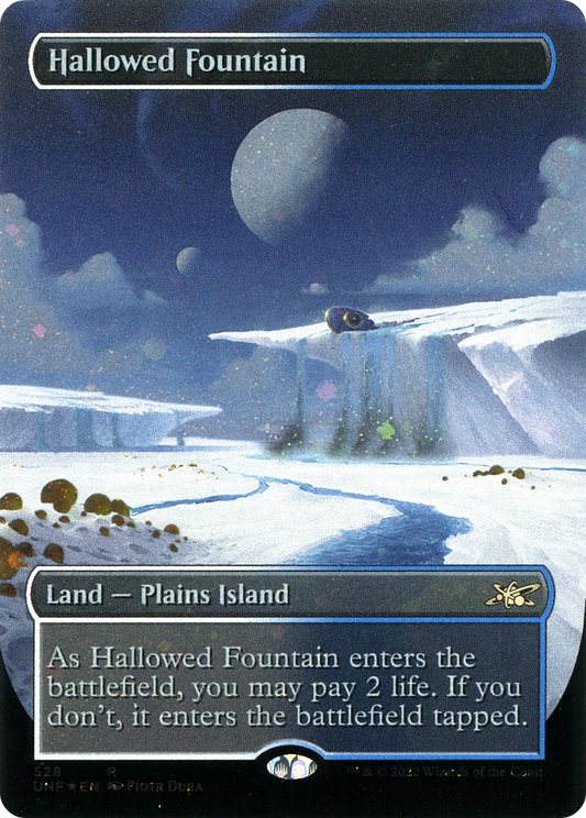 Hallowed Fountain (UNF-528) - [Unfinity] (Borderless) Foil