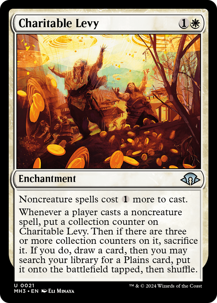 Charitable Levy (MH3-021) - [Modern Horizons 3] Foil