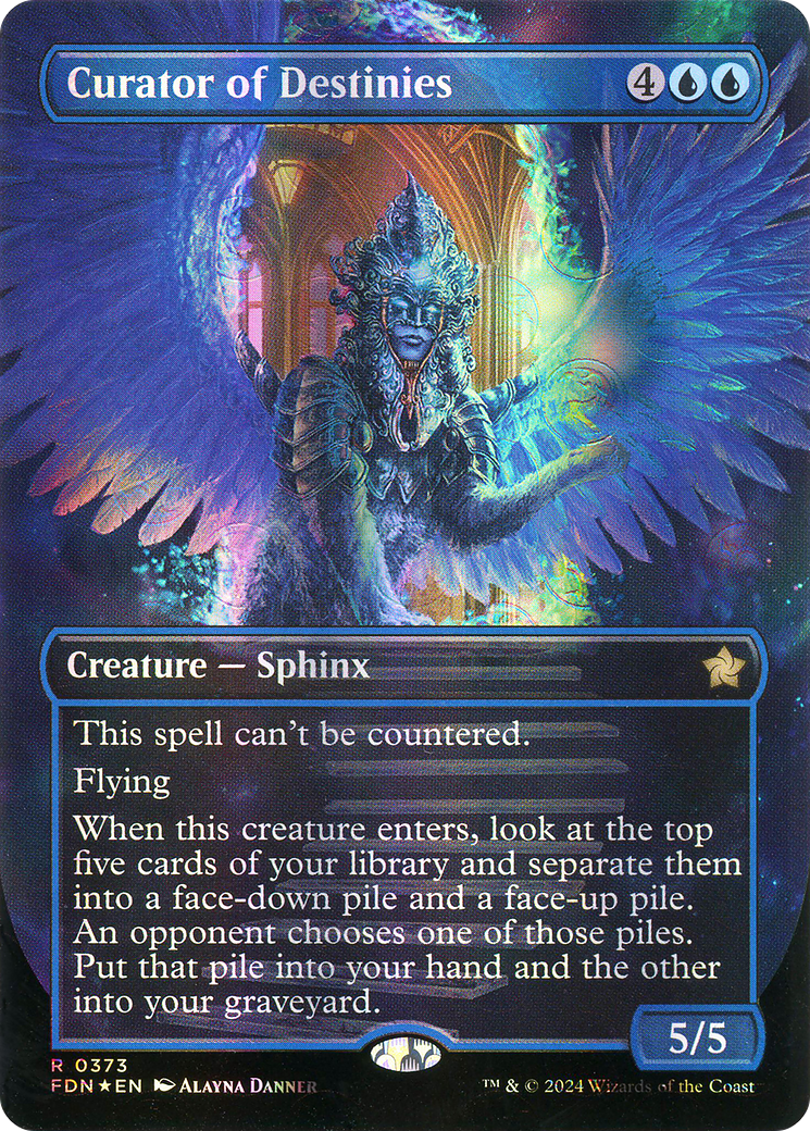 Curator of Destinies (FDN-373) - [Foundations] (Borderless) Foil