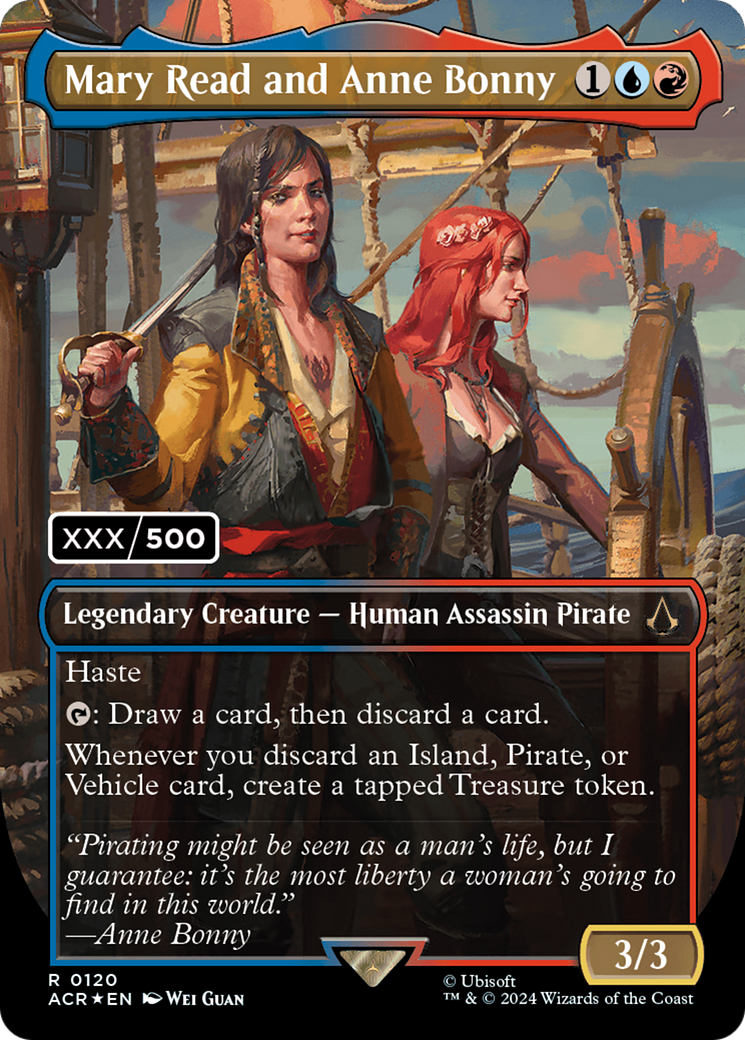 Mary Read et Anne Bonny (ACR-120Z) - [Assassin's Creed] (Sans bordure) Feuille 
