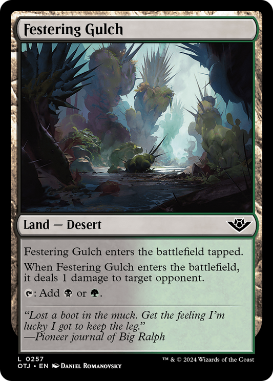 Festering Gulch (OTJ-257) - [Outlaws of Thunder Junction] Foil
