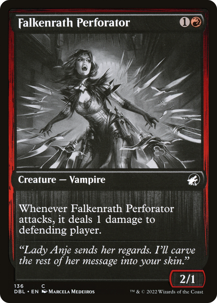 Falkenrath Perforator (DBL-136) - [Innistrad: Double Feature] Foil