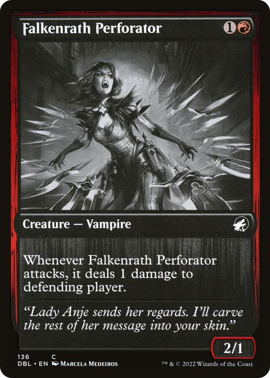 Falkenrath Perforator (DBL-136) - [Innistrad: Double Feature] Foil