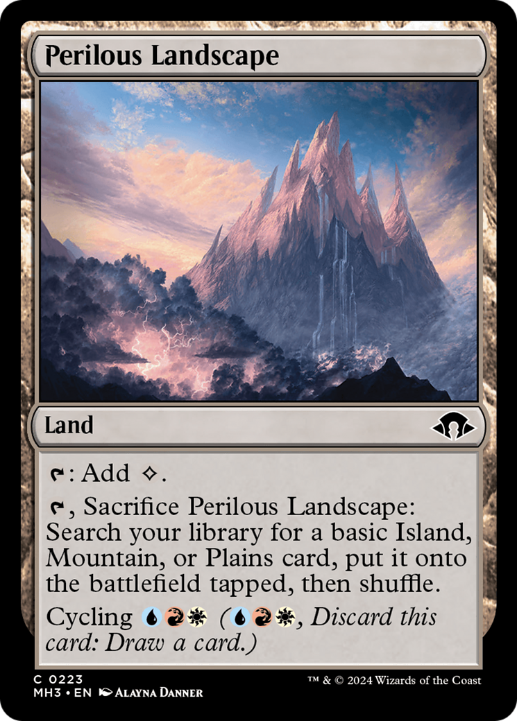 Paysage périlleux (MH3-223) - [Modern Horizons 3] Foil 