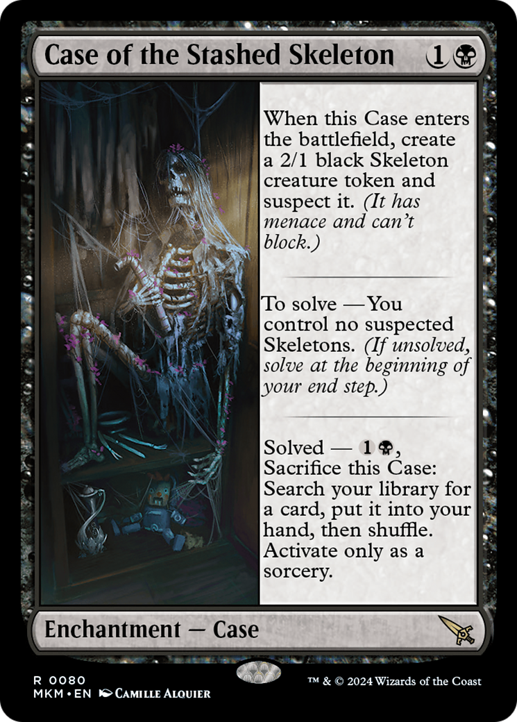 Case of the Stashed Skeleton (MKM-080) - [Murders at Karlov Manor] Foil