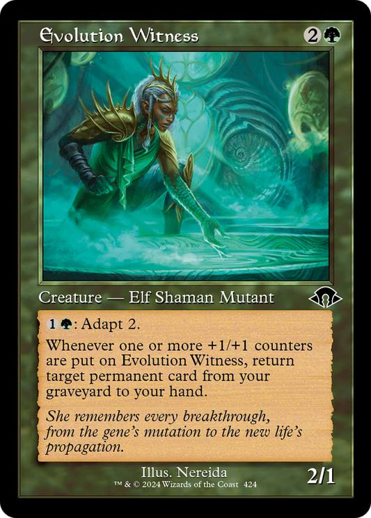 Evolution Witness (MH3-424) - [Modern Horizons 3] Foil