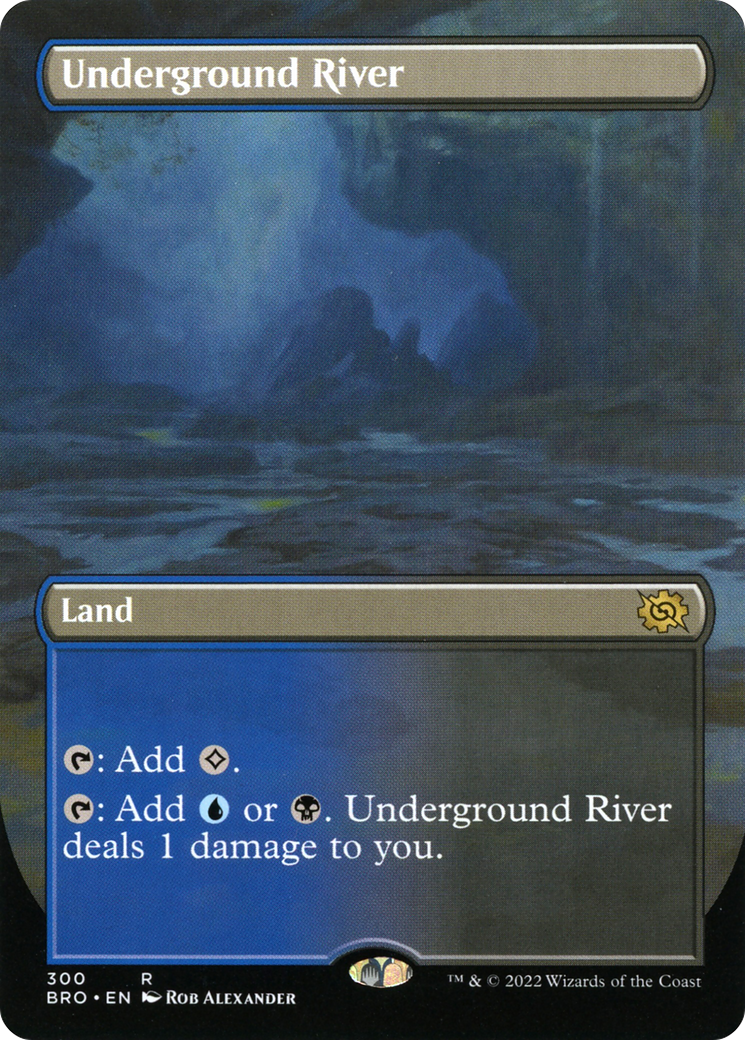 Underground River (BRO-300) - [The Brothers' War] (Borderless) Foil